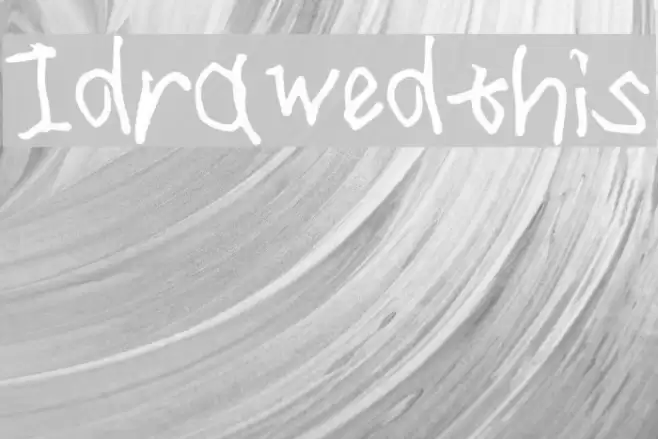 Idrawedthis Font examples