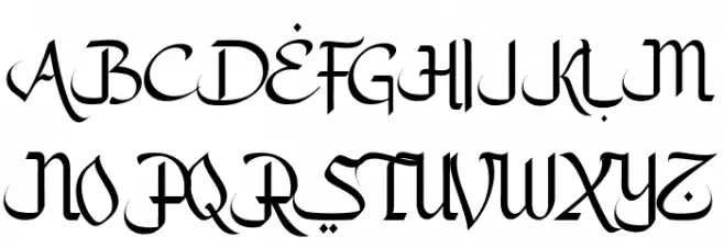 IdulFitri-Regular フォント 大文字