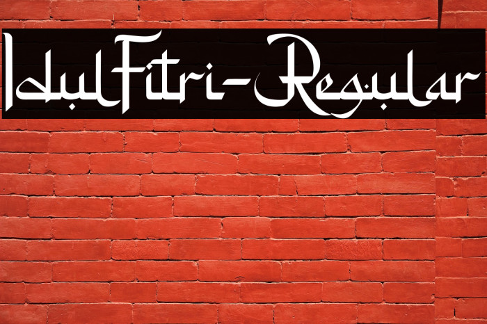 IdulFitri-Regular Example 1