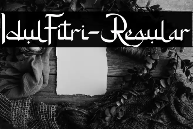 IdulFitri-Regular خط examples