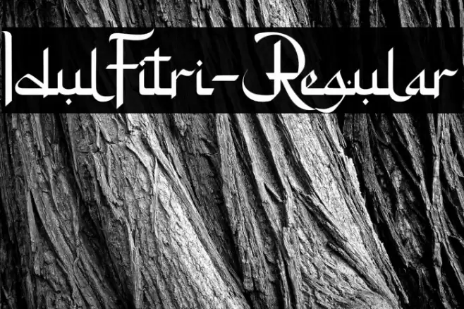 IdulFitri-Regular خط examples