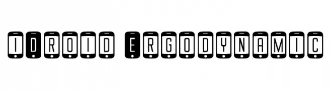 iDroid Ergodynamic  Fuentes Gratis Descargar