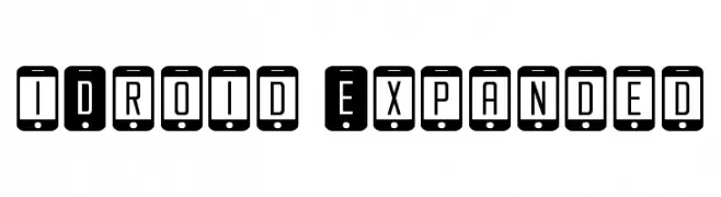 iDroid Expanded  Frei Schriftart Herunterladen