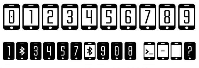 iDroid Expanded Font OTHER CHARS