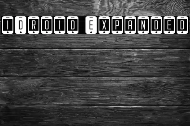 iDroid Expanded Font examples