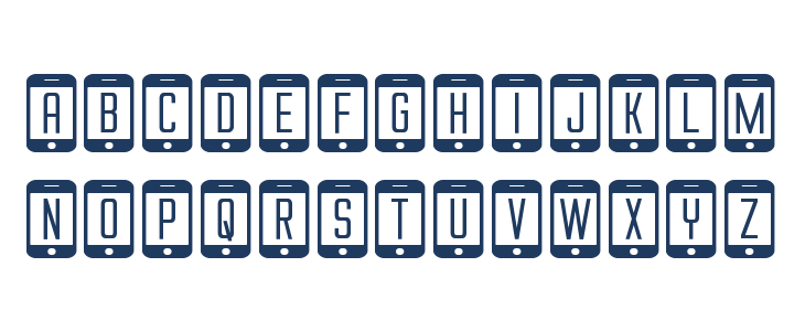 iDroid Expanded Lowercase
