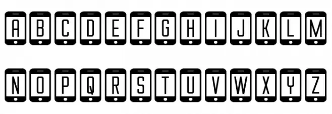 iDroid Expanded फ़ॉन्ट लोअरकेस