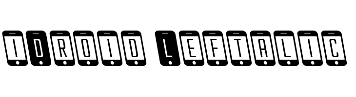 iDroid Leftalic  नि: शुल्क फ़ॉन्ट्स डाउनलोड