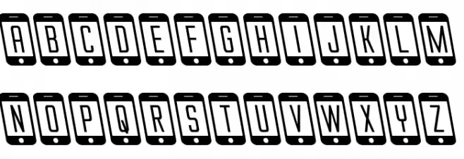 iDroid Leftalic फ़ॉन्ट लोअरकेस