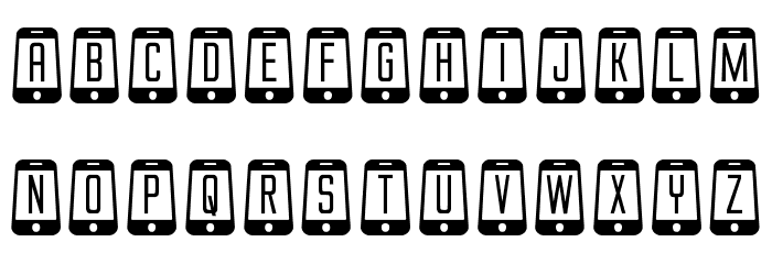 iDroid S 3D2 Font LOWERCASE