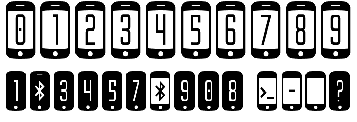 iDroid S Ergodynamic Font OTHER CHARS