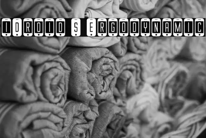 iDroid S Ergodynamic Font examples