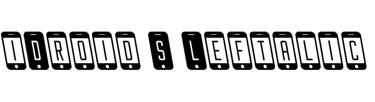 iDroid S Leftalic  免费字体下载