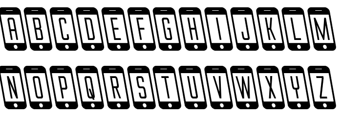 iDroid S Leftalic Font LOWERCASE