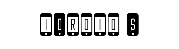 iDroid S  Frei Schriftart Herunterladen