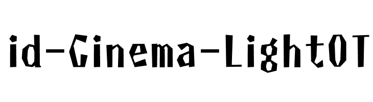 id-Cinema-LightOT  Free Fonts Download
