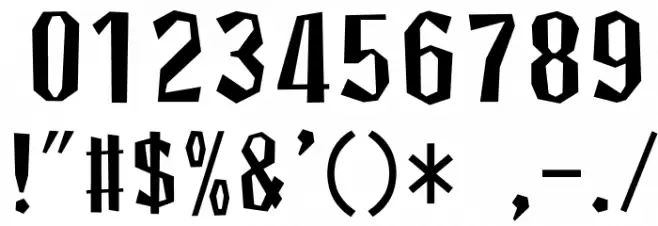 id-Cinema-LightOT Font OTHER CHARS