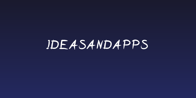 ideasAndApps Social Header