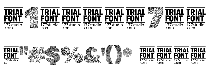 identify demo Regular Font OTHER CHARS