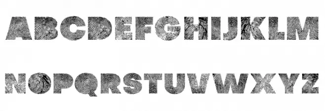identify demo Regular Schriftart Groß