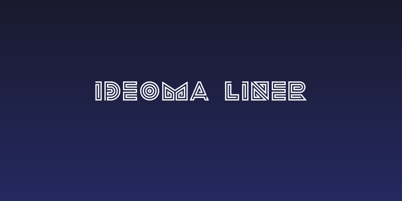 ideoma LINER Social Header