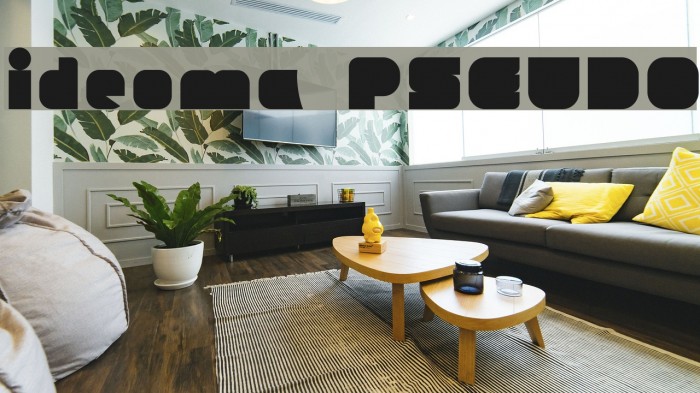 ideoma PSEUDO Font examples