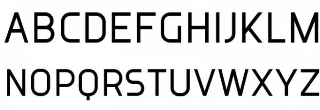 ideoma TECHNIT Schriftart Groß