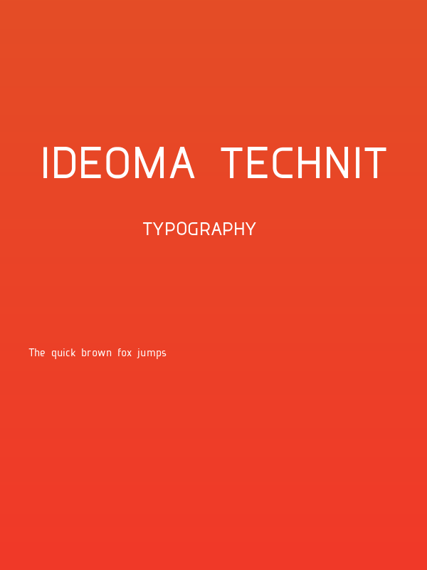 ideoma TECHNIT Poster