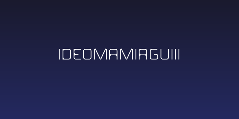 ideomaMIAGUIII Social Header