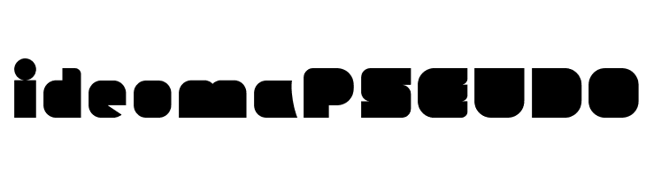 ideomaPSEUDO  Free Fonts Download
