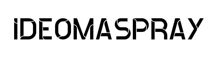 ideomaSPRAY  Скачать бесплатные шрифты