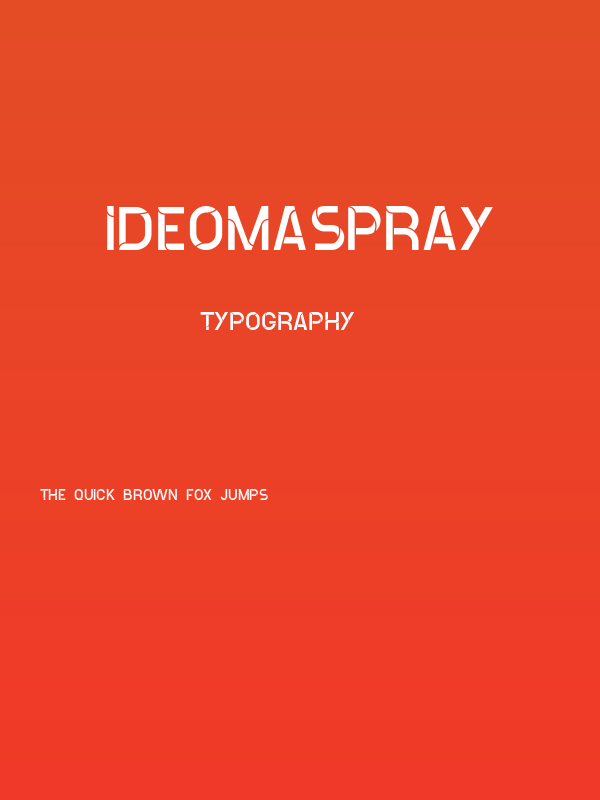 ideomaSPRAY Poster