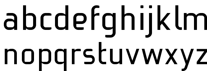 ideomaTECHNIT Font LOWERCASE
