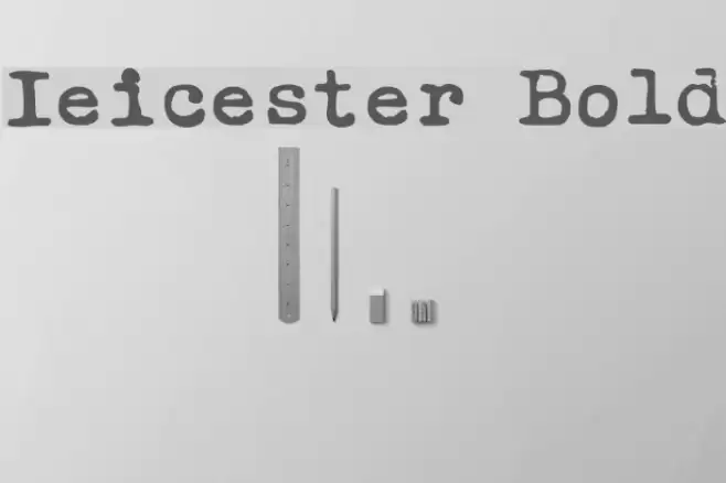 Ieicester Bold Font examples