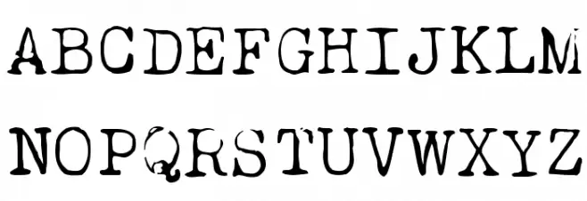Ieicester Light フォント 大文字