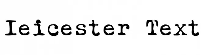 Ieicester Text  नि: शुल्क फ़ॉन्ट्स डाउनलोड