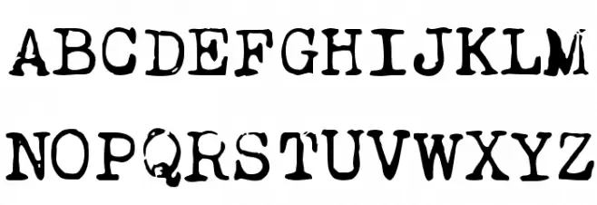 Ieicester Text Fonte MAIÚSCULAS