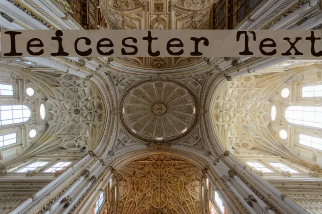 Ieicester Text Example 2
