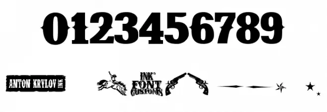 IFC INSANE RODEO BOLD Bold Font OTHER CHARS