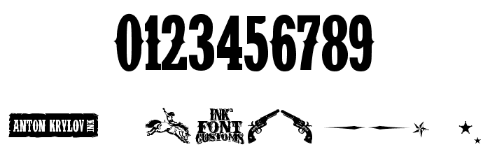 IFC INSANE RODEO Font OTHER CHARS