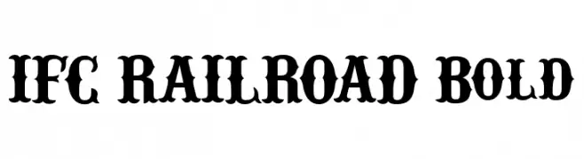IFC RAILROAD Bold  Fuentes Gratis Descargar