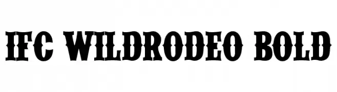 IFC WILDRODEO Bold  baixar fontes gratis