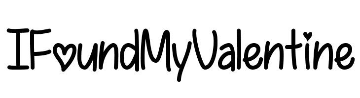 IFoundMyValentine Font
