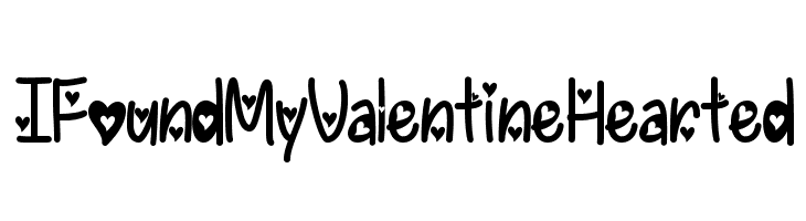 IFoundMyValentineHearted Font
