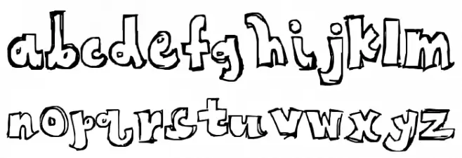 If I Had One Wish 字体 小写