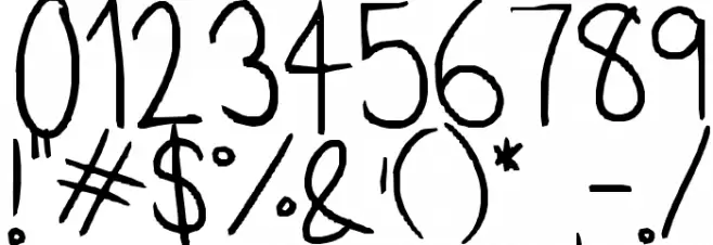If only life was simple Font OTHER CHARS