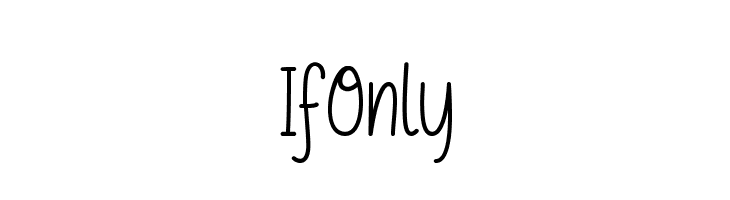 IfOnly  नि: शुल्क फ़ॉन्ट्स डाउनलोड