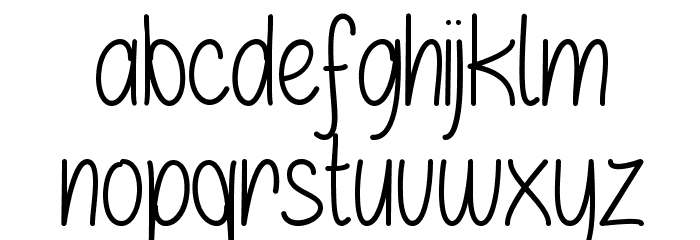 IfOnly Font LOWERCASE