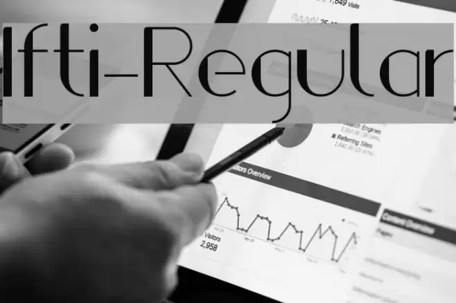 Ifti-Regular Font examples