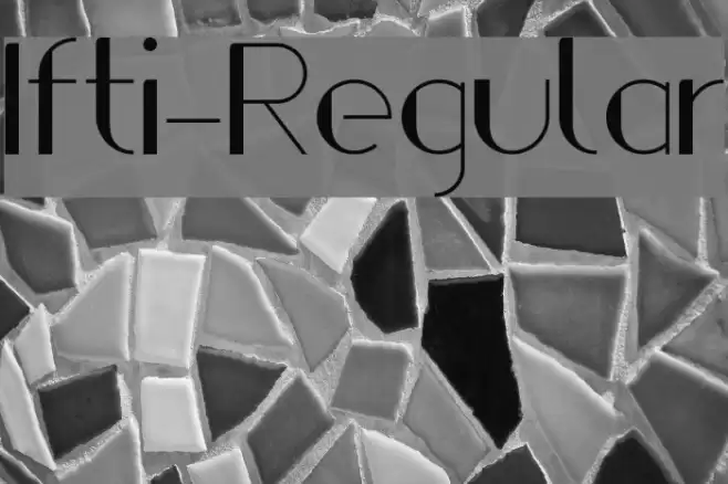 Ifti-Regular Font examples